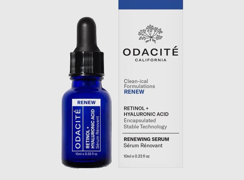 ODACITE Retinol + Hyaluronic Acid Renewing Serum 0.33oz (10ml) New